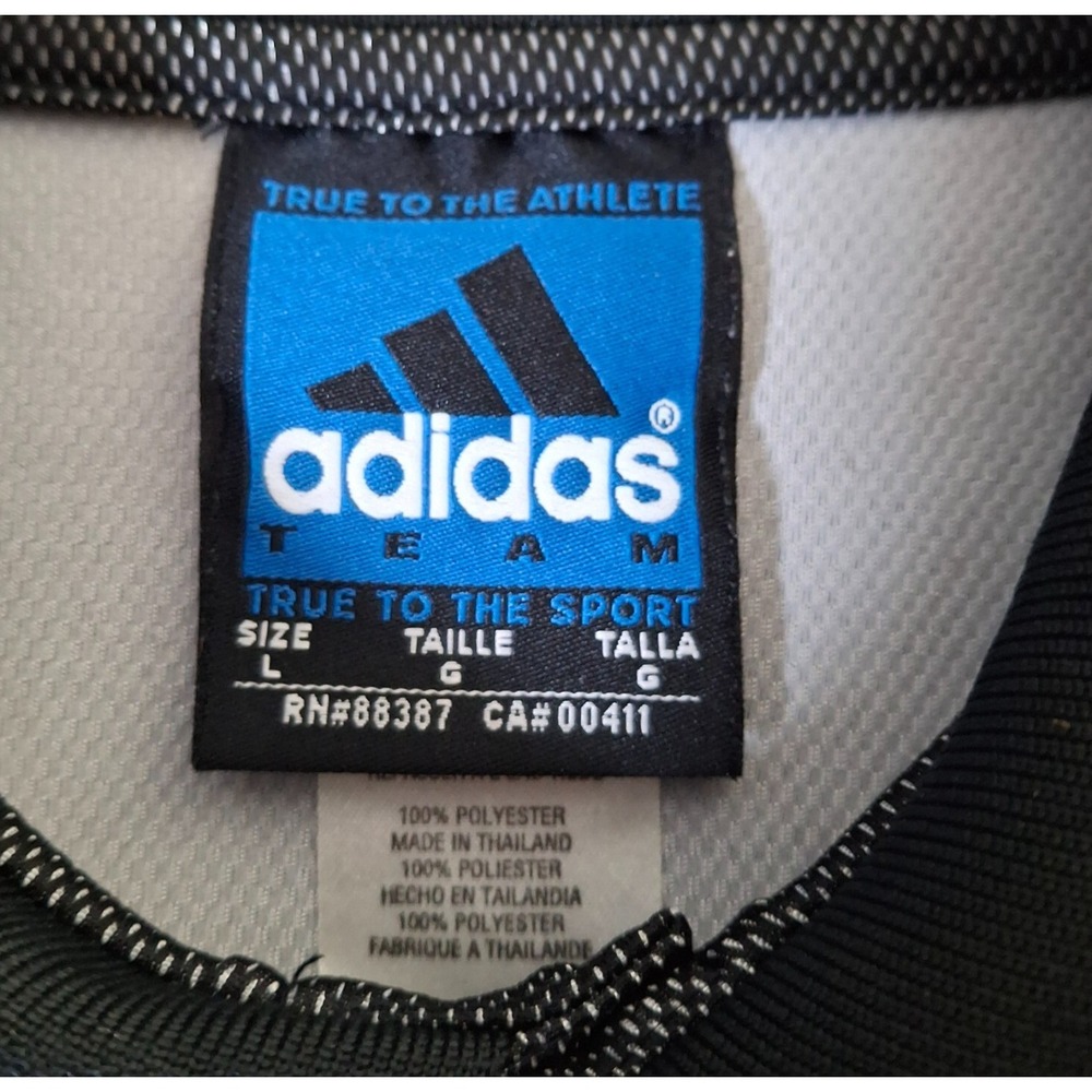 Rutgers Scarlet Knights University Soccer adidas Polo Shirt Men's Large Black - Picture 5 of 8